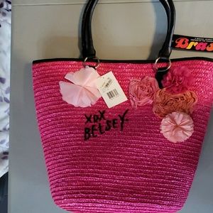 Betsy Johnson Fuchsia Tote